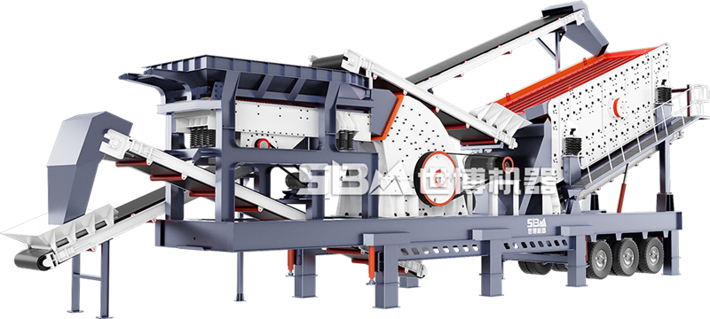 移動(dòng)重錘式破碎機(jī)，適合脆性物料的移動(dòng)破碎篩分設(shè)備